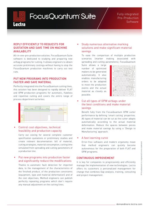 Technical Datasheet FocusQuantum Suite-en