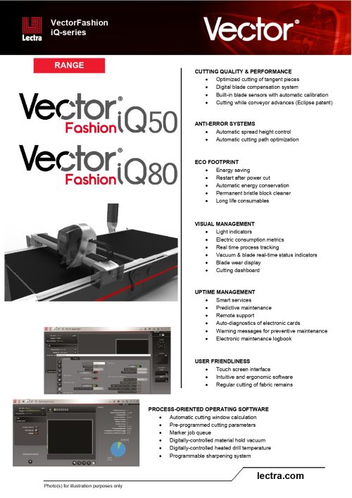 Technical Datasheet VectorFashion iQ Series-en