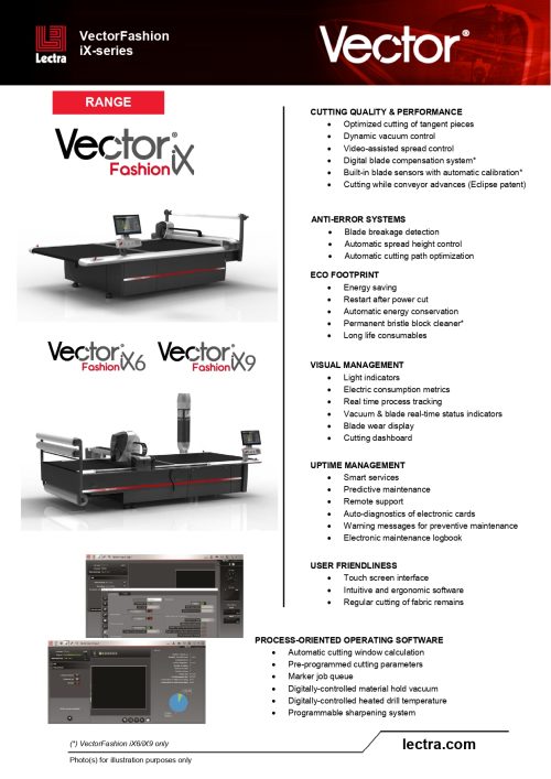 Technical Datasheet VectorFashion iX Series-en